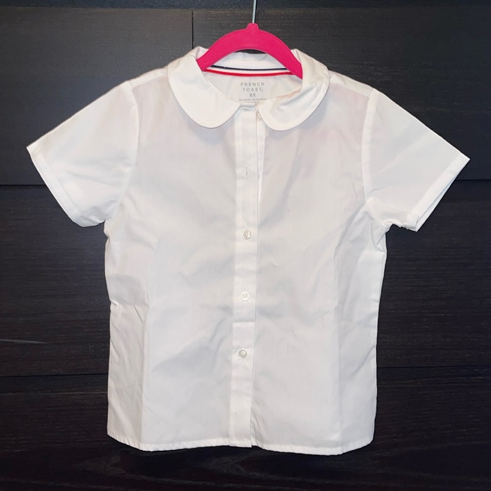 French Toast girl’s’ short sleeve blouse NWOT
